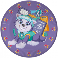 Тарелки бумажные (7''/18см), Щенячий Патруль, Сиреневый, 6 шт.