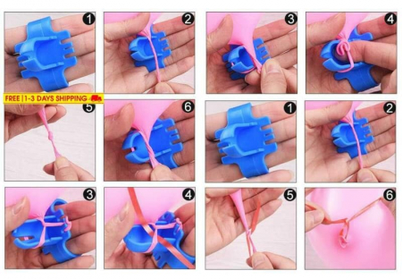 Аксессуар для завязывания воздушных шаров, 1шт.