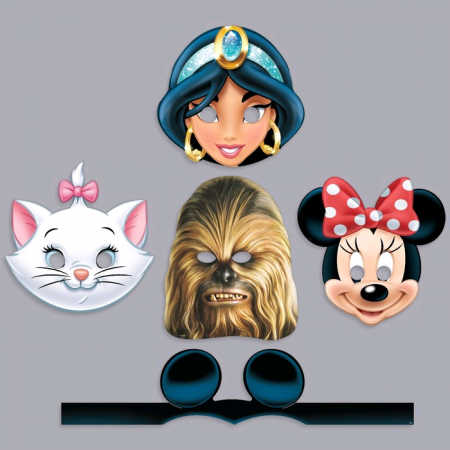 Маски карнавальные №3, Микс, 5 шт.