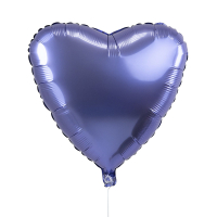 Шар (19"/48см) Сердце, Деним, 1 шт.