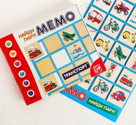 Мемо "Транспорт", 1 шт.