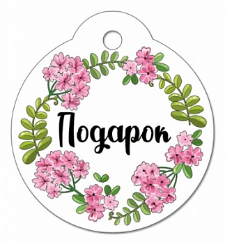 Бирка (5*8,5см), Подарок, 1 шт.