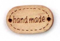 Элемент декора из дерева (11*19 мм) Handemade, 20 шт.