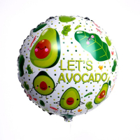 Шар (18"/46 см) Круг, "Let`s Avocado", 1 шт.