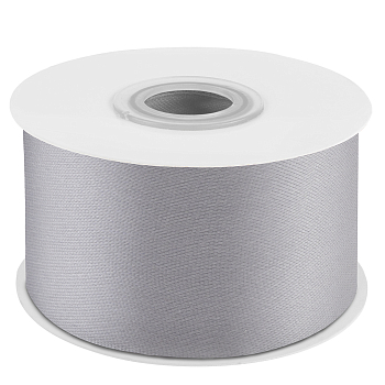 Лента атласная (3,8см*22,85м) Серебро, 1 шт.