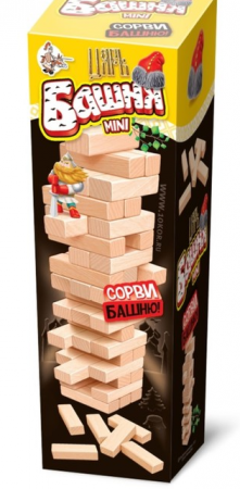 Настольная игра "Царь Башня min. Падающая башня", 1 шт.