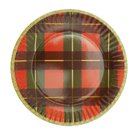 Тарелки бумажные (18см), Королевский новый год, 6 шт.