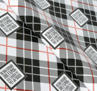 Бумага упаковочная глянцевая (49*70см), Клетка, 1 шт.