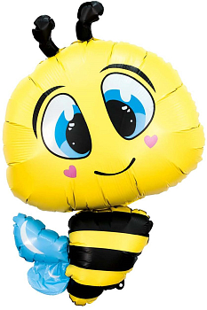 Шар (35''/89см) Фигура, Пчелка, 1 шт. 