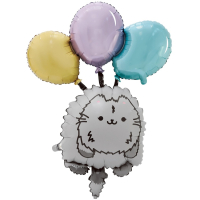 Шар (37"/94см) Фигура, ПушМяу на воздушных шарах, 1 шт.