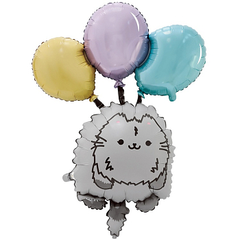 Шар (37"/94см) Фигура, ПушМяу на воздушных шарах, 1 шт.