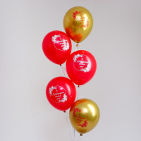 Шар (12"/30см) С Международным женским днём, Ассорти, 25 шт.