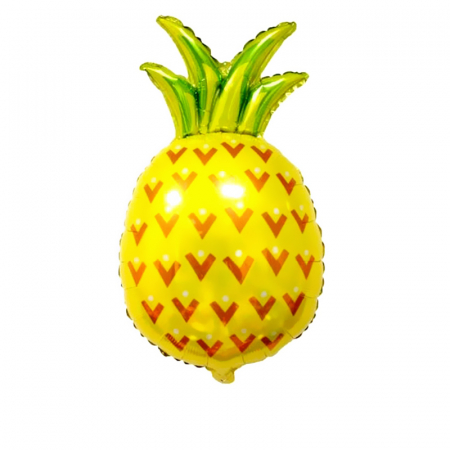 Шар (30''/76 см) Фигура, Ананас, жёлтый простой, 1 шт.