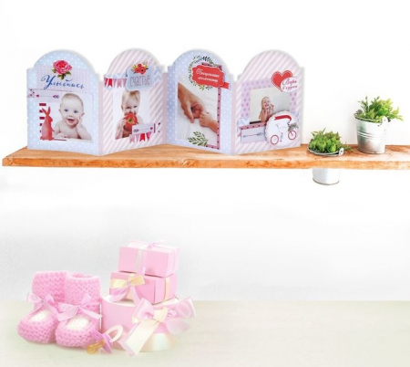 Открытка «Счастье это просто», набор для создания, 20.5×20.5см, 1 шт.