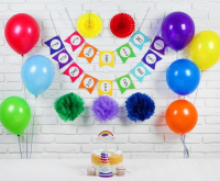 Набор для оформления фотозоны ( 12"/30см)  "День Рождения", 1шт.