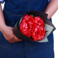 Бумага крафт (50*70см), Бирюзовая волна, серия Пантон, 1 шт.