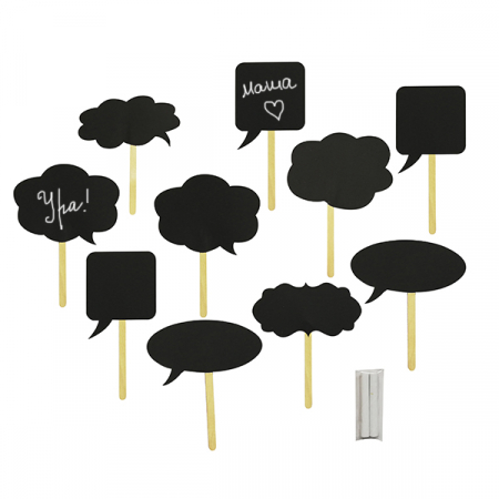 Набор для фотосессии, "Напиши мелком", 10 шт.