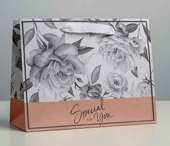 Пакет подарочный (23*18*10см), Special for you, крафт, 1 шт.