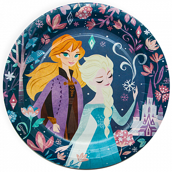 Тарелки (7''/18см) Холодное сердце, 6 шт.