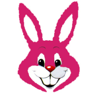 Шар (32''/81 см) Фигура, Заяц, Фуше, 1 шт. 