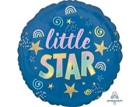 Шар (18"/ 45см) Круг, LITTLE STAR, 1 шт.