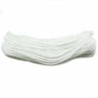Шнур полипропиленовый вязаный (0,3см*20м) Белый, 1 шт.