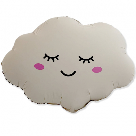 Шар (22"/55см) Фигура, Воздушное облако, Латте, 1 шт.