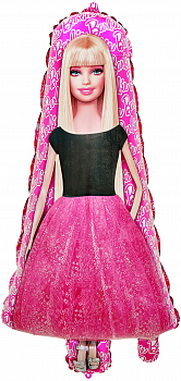 Шар (28''/71см) Фигура, Куколка Блонди, 1 шт. в уп. Шар (28''/71см) Фигура, Куколка Блонди, 1 шт. в уп.