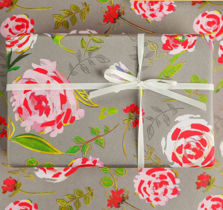 Бумага крафт (50*70см), Flower Paradise, 3 шт.