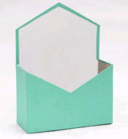 Конверт-коробка (18*24*7см), Морская волна, 1 шт.