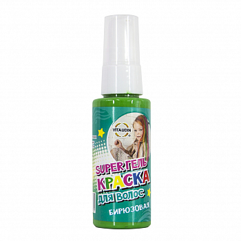 Гель-краска для волос, Vita Udin, Бирюзовый, 50 мл.