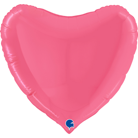 Шар (36''/91см) Сердце, Бабл-гам, 1 шт. в уп.