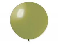 Шар (40"/100см) Оливковый, Пастель, 1 шт.