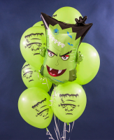 Шар (12''/30 см) Франкенштейн, Лайм (031), пастель, 2 ст, 50шт.