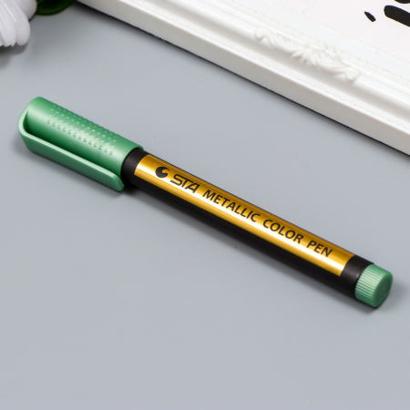 Маркер для декорирования сургучных оттисков, Тёмно-зелёный, 1 шт.