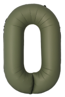 Шар (40''/102см) Цифра, 0 Slim, Оливковый, Матовый, 1 шт. в уп.