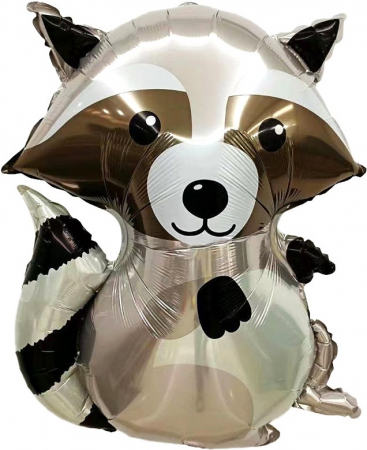 Шар (34''/86см) Фигура, Лесной Енот, 1 шт.