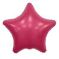 Шар (19"/48см) Звезда, Фуксия мистик, 1 шт.