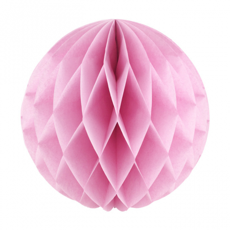 Декоративное украшение "Шар-соты" (20 см), Нежно-розовый, 1 шт. 