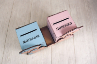 Набор коробок для денег на весах, Малыши, 2 шт.