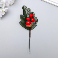 Декор для творчества (8,5см), 3 ягодки с жёлудем, 1 шт.