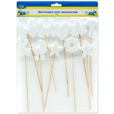 Фигура из пенопласта (6см), С Новорожденным, Белый, 10 шт.