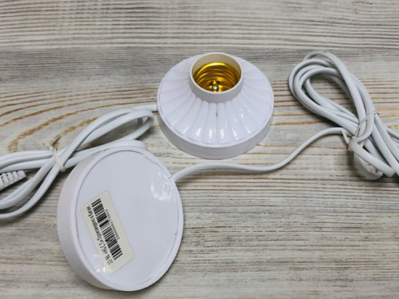 Патрон-подставка со шнуром для диско лампы, патрон E27 шнур, 1 шт.