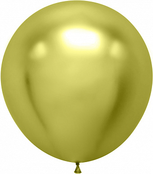 Шар (36''/91 см) Лайм, хром, 1 шт.