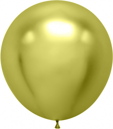 Шар (36''/91 см) Лайм, хром, 1 шт.