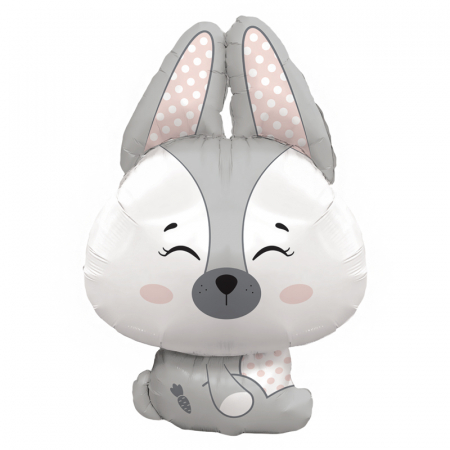 Шар (37"/94см) Фигура, Зайчик, Волшебный лес, 1 шт.