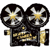 85373_Lights_Camera_Action Шар (32"/81 см) Фигура, "Свет, камера, мотор!", 1 шт.