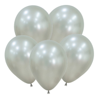 Шар (5"/13 см) Кремовый Жемчуг (873), Шелк, 50 шт. 