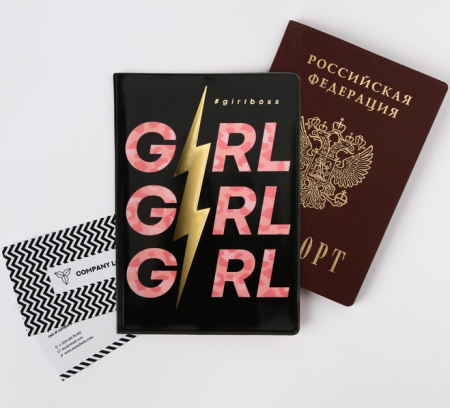 Обложка для паспорт "Girl", 1 шт.