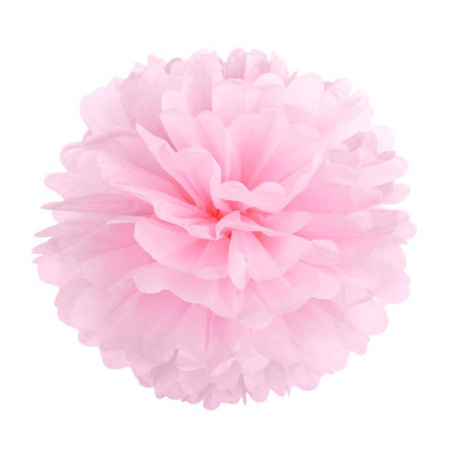 Декоративное украшение "Помпон" 20 см, нежно-розовый, 1 шт. 
